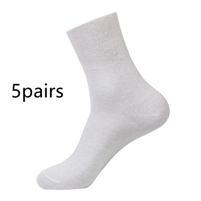 Men's Spring Summer Large Loose Thin Cotton Socks