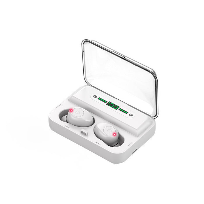 Soporte multifunción para teléfono con Banco de energía y movimiento binaural con auriculares Bluetooth