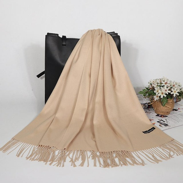 Winter Cashmere Women Scarf Female Luxury Brand Scarves Lady