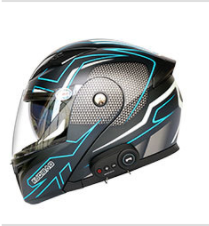 Casque de moto Bluetooth Le casque de moto est livré avec FM