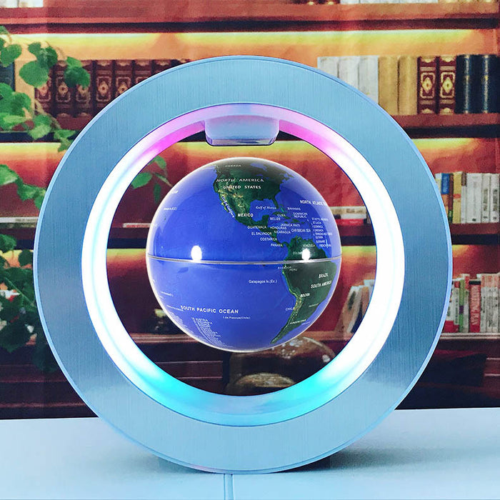 Carte du monde LED ronde, Globe flottant, lumière à lévitation magnétique, Anti-gravité, magie