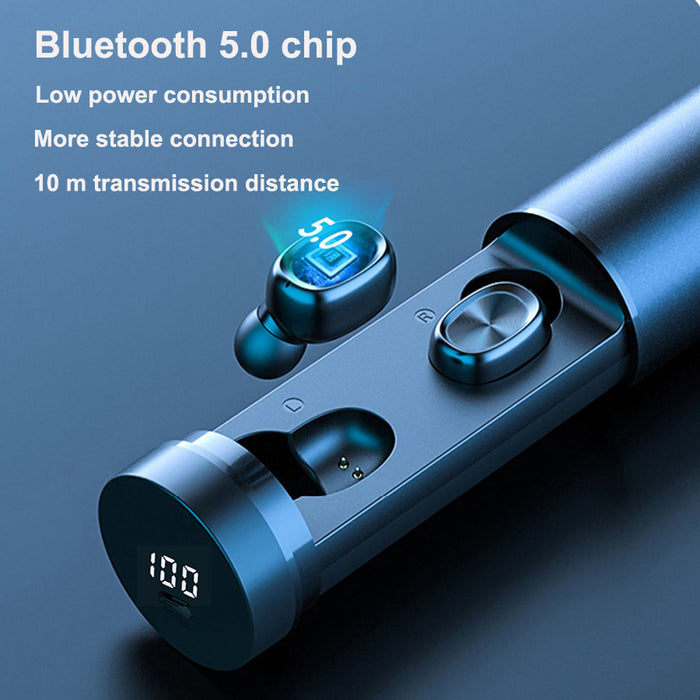 Mini auricolare Bluetooth portatile estraibile