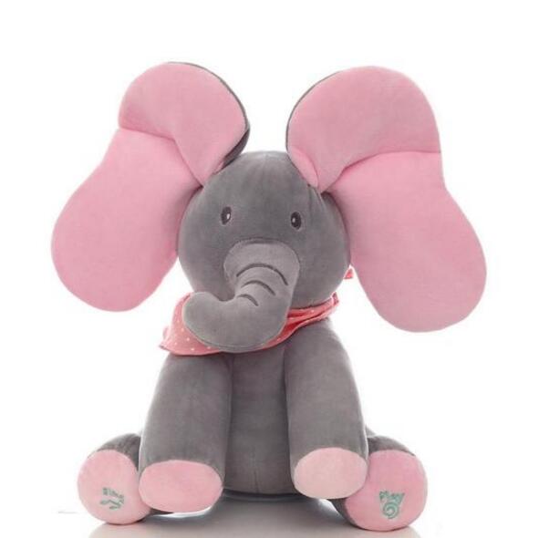 Peluche éléphant interactive Peek-A-Boo