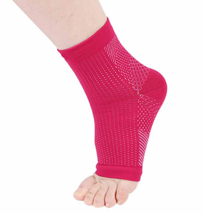 Hommes femmes Anti Fatigue Compression pied manchon pied cheville chaussettes de Compression