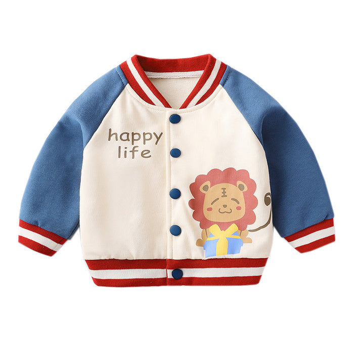 Jaqueta de bebê, roupas de primavera e outono, jaqueta de criança, roupas de meninos
