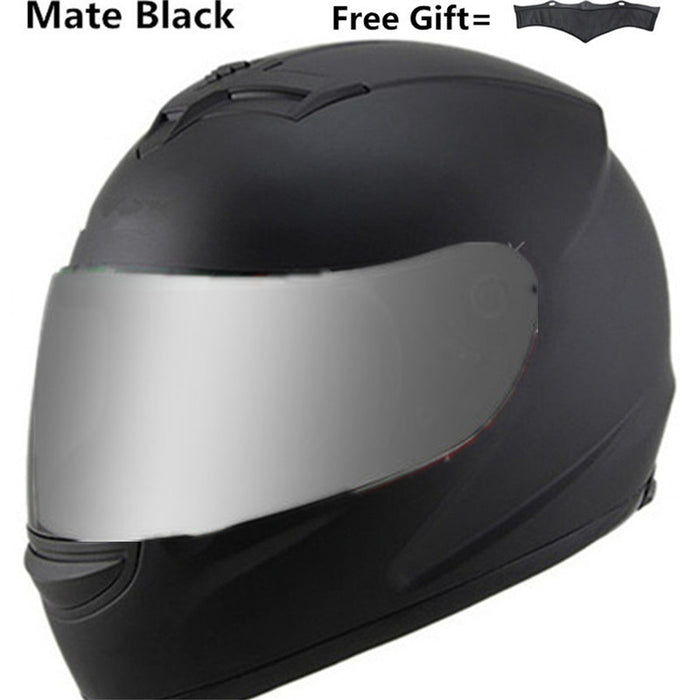 Capacete de motocicleta capacete completo masculino