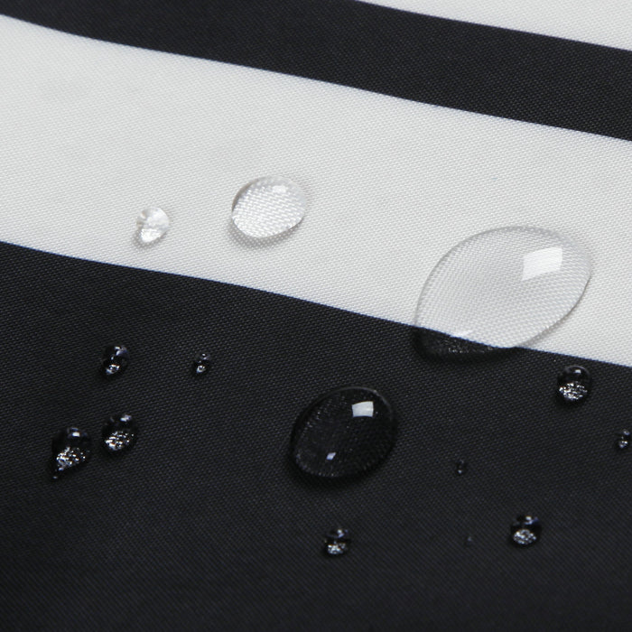 Rideau de douche imperméable en polyester filé à ressort