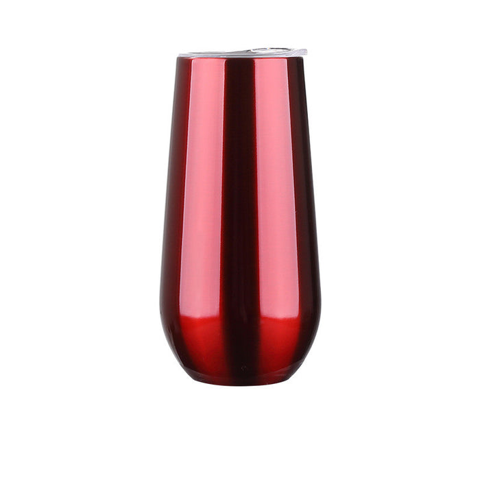 Stainless Steel U-shaped Wine Glass Champagne Glass