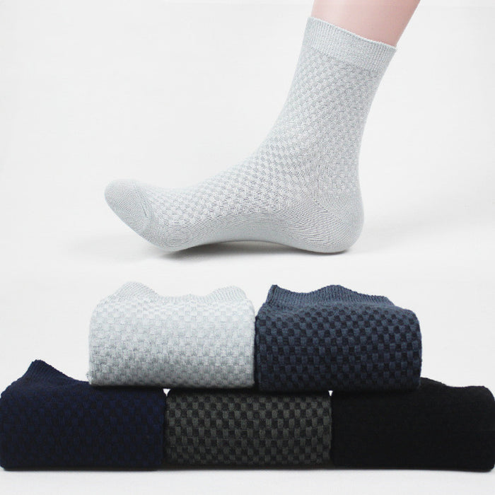 Chaussettes pour hommes, nouvelles chaussettes en fibre de bambou