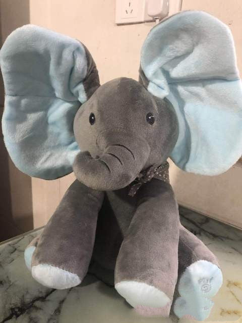 Peluche éléphant interactive Peek-A-Boo