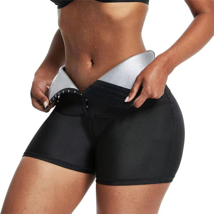 Calças de emagrecimento cintura trainer shapewear barriga quente thermo suor leggings fitness treino suor sauna calças corpo shaper