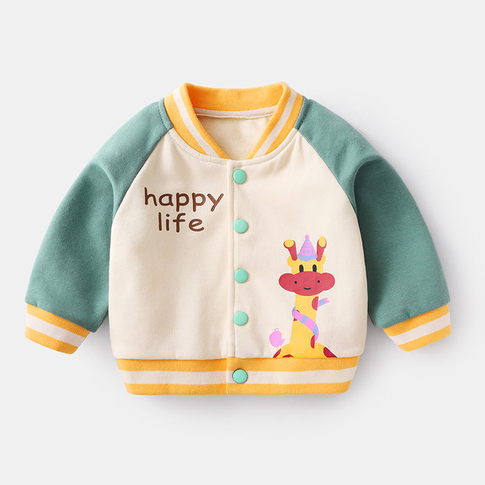 Jaqueta de bebê, roupas de primavera e outono, jaqueta de criança, roupas de meninos