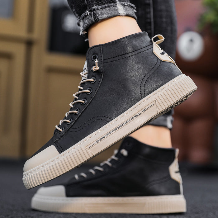 High-top Casual Flat Shoes Martin Boots