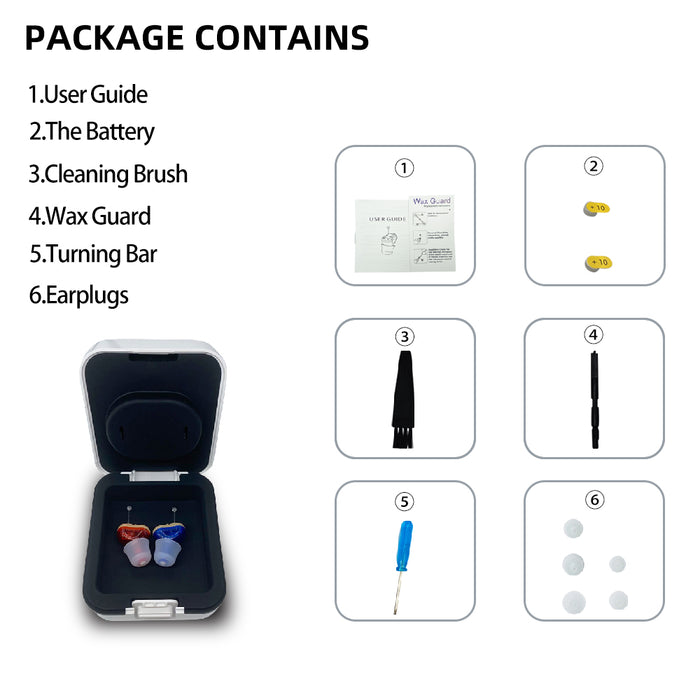 Q10 aides auditives Audifonos pour la surdité personnes âgées réglable Micro sans fil Mini taille aide auditive Invisible amplificateur de son d'oreille