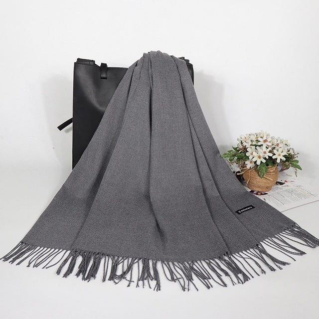 Winter Cashmere Women Scarf Female Luxury Brand Scarves Lady