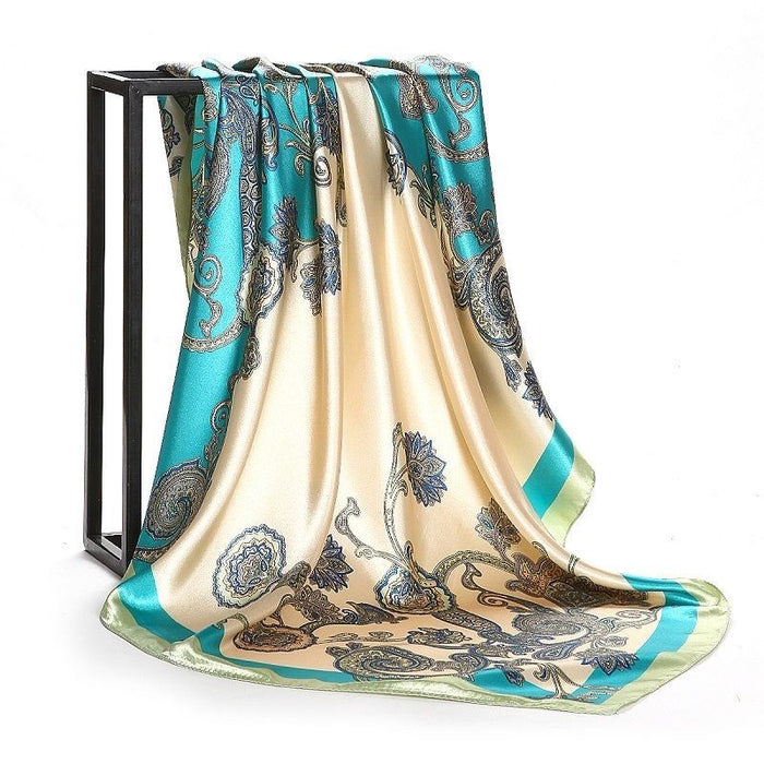 Large Square Scarf Simulation Silk Scarf Shawl All-match Scarf Scarf