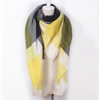 esign Women Triangles Scarf Long Scarves Shawl Autumn Winter