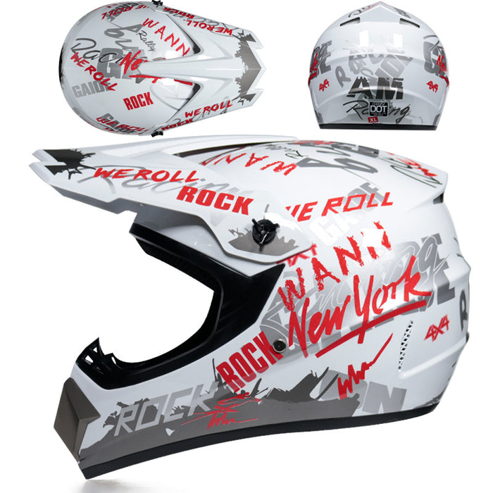 Capacete off-road para motocicleta Capacete off-road pequeno