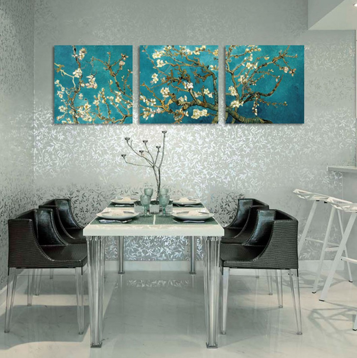 Canvas oil painting wall