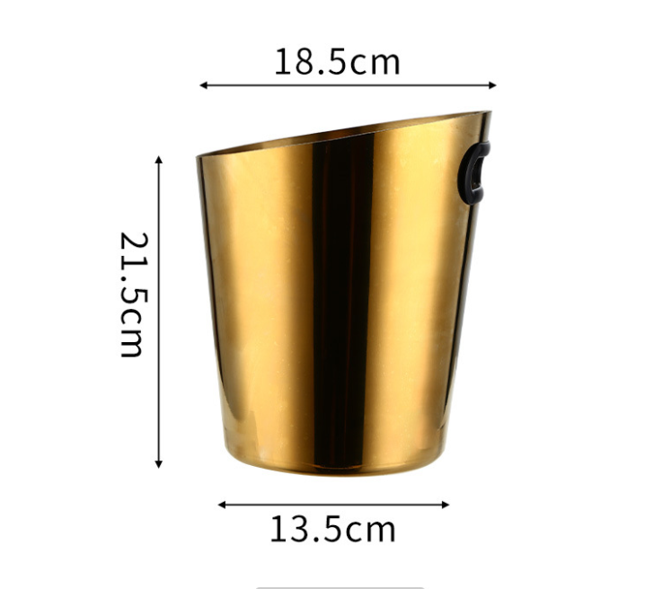 Stainless Steel European Creative Tiger Head Ice Champagne Bucket