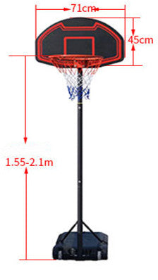 Outdoor Mobile Lifting Basketball Stand Teenagers And Children Outdoor Household