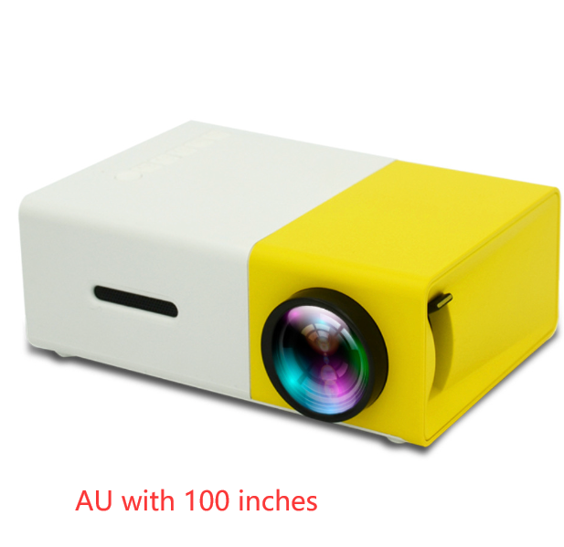 Projetor portátil 3d hd led cinema em casa hdmi-compatível usb projetor de áudio yg300 mini projetor