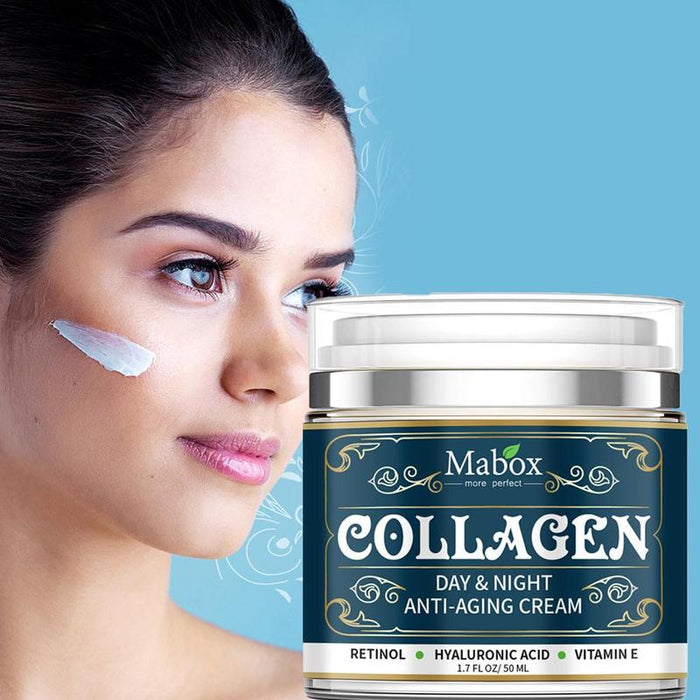 Creme facial hidratante de colágeno, produtos para cuidados com a pele