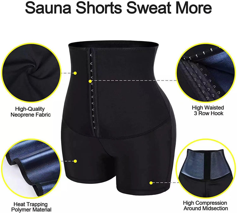 Pantaloni dimagranti Vita Trainer Shapewear Pancia Calda Termo Leggings per il Sudore Allenamento Fitness Pantaloni per Sauna del Sudore Body Shaper