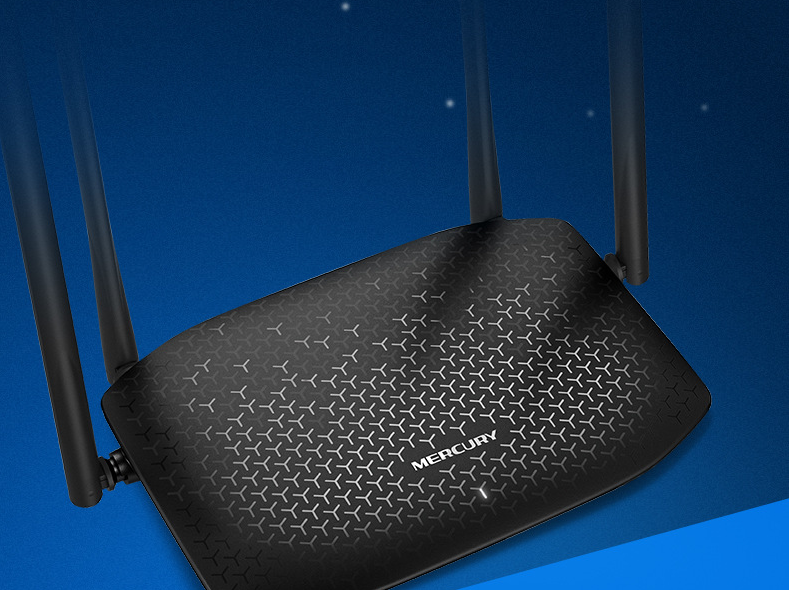 Drahtloser Super-Router mit vier Antennen