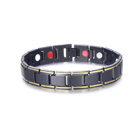 Health Energy 4 IN 1 Bracelet Magnetic Titanium Bio Energy Bracelet for Men Arthritis Twisted Healthy Magnetic Bracelet