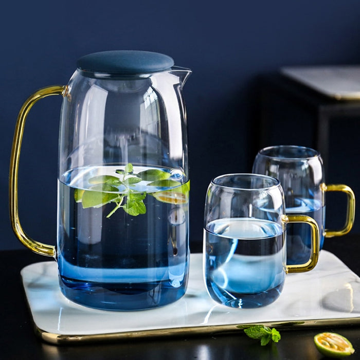 Wasserkrug Glas Wasserkrug Hausgebrauch Wasserkocher Tee Topf Glas Wasserkrug